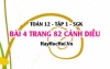 Bài 4 trang 82 Toán 12 tập 1 Cánh Diều